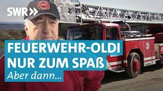 Das Telefon steht nicht mehr still: Feuerwehr-Fan Franz hilft mit seiner Drehleiter aus