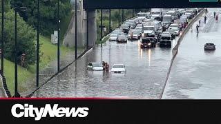 Flooding swamps Toronto