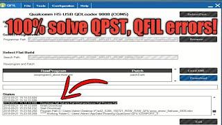 (Sahara server failed) in Qpst ang qfil Tool! All types error solve!