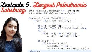 Leetcode 5. Longest Palindromic Substring