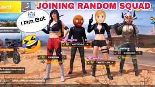 Joining Random Squad Like A Bot  | HAMXI 01 | Pubg Mobile