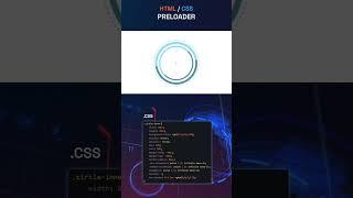 Preloader Animation using Html &Css #css #html #shorts #animation #preloader