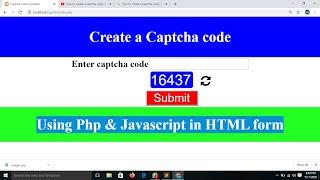 How to create a captcha code in php || Php me kaise captcha code banaye