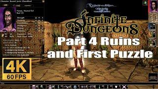 Neverwinter Nights Enhanced Edition Infinite Dungeons Part 4 Ruins and First Puzzle 4k 60fps