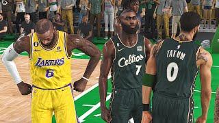 LAKERS vs CELTICS | INSANE REALISM! NBA 2K23 Realistic Gameplay