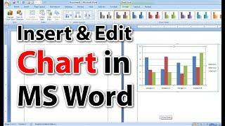 Insert and Edit Chart in MS Word