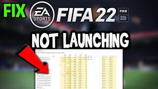 Fifa 22  – Fix Not Launching – Complete Tutorial