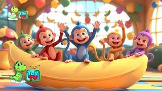 Five Little Monkey song -  Nursery Rhymes & Kids Songs -Toy tv