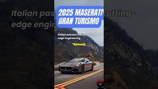 2024 Maserati GranTurismo: Italian Passion Meets Engineering!