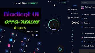 Bladient Dark UI themes for Realme/Oppo devices. Color Os11/Realme UI2.0 supported.