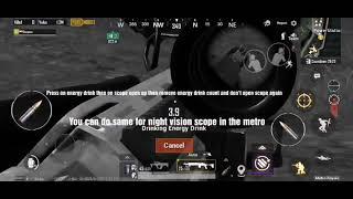 Pubg Mobile:night vision and thermal sight glitch get all the entire game free vision no scope inn