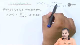 Initial Value And Final Value Theorem of Laplace Transform | Signals and Systems Problem 03