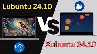 Lubuntu 24.10 vs Xubuntu 24.10 | RAM Consumption | LXQT vs XFCE | Lightweight Distros