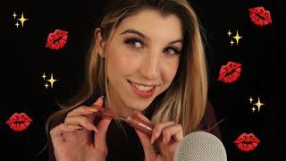 ASMR Lipgloss Pumping, 's & Gum Chewing 