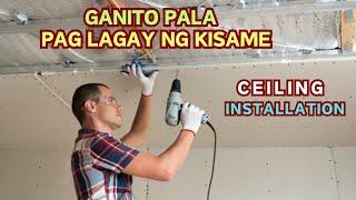 IDEYA SA PAG LAGAY NG KISAME. CEILING INSTILLATION.