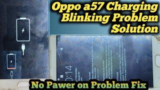Oppo a57 No Pawer on Charging Blinking Only Problem Fix, HM Tec
