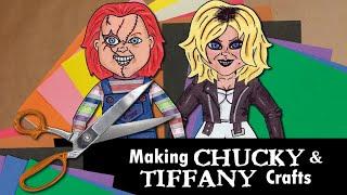 How To Make Chucky & Tiffany Out Of Construction Paper - Child's Play / Bride Of Chucky