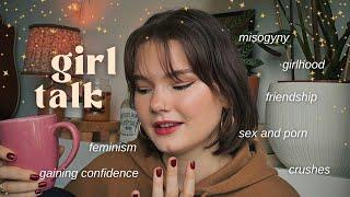 ASMR girl talk Q&A! | feminism, confidence, girlhood, crushes