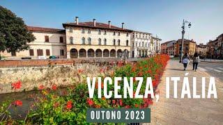 Vicenza, Itália Walking Tour - 4k.