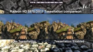 (1080P) HD5970 DX11 Tessellation Comparisons