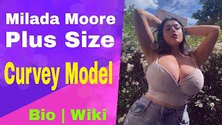 Milada Moore Instagram Celebrity Fashion Curvey Model | Bio Wiki | Networth