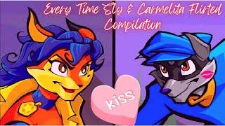 Every Time Carmelita Fox and Sly Cooper Flirted Compilation 