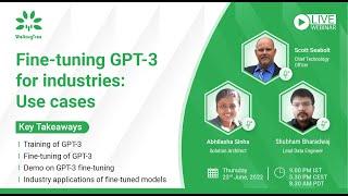 Fine tuning GPT 3 for industries Use cases - Webinar | WalkingTree Technologies