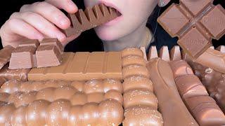 ASMR Chocolate Candy Bars *Cadbury, Milka, Toblerone, Snickers Peanut Brownie, Kinder Bueno, Lindt