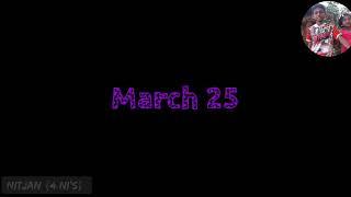 25 MARCH BIRTHDAY STATUS | BIRTHDAY WISHES STATUS | HAPPY BIRTHDAY SONG STATUS | MARCH 25