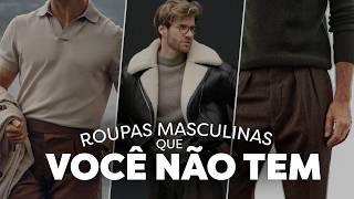 10 ROUPAS MASCULINAS que você NÃO TEM (mas deveria ter) | Moda Masculina 2024