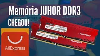 Memória Nova e Barata 8GB DDR3 Juhor Aliexpress (Unboxing)