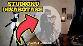 STUDIO DIVLOGIN AJA DI HACK @garasibarbershop , PANGKAS RAMBUT GRATIS GAES