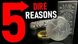 FIVE DIRE REASONS to Stack Silver and Gold in 2024...And #4 Might Surprise You!