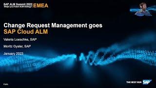 Change Request Management Goes SAP Cloud ALM - Get the Facts