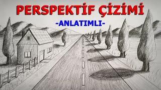 PERSPEKTİF ÇİZGİ (ANLATIMLI) - PERSPECTIVE DRAWING ( GÖRSEL SANATLAR DERSİ )