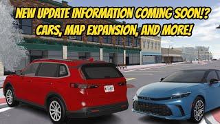 GREENVILLE HUGE NEW UPDATE LEAKS CARS AND MAP EXPANSION SOON!? Roblox