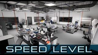 Virus Laboratory | SPEED LEVEL design | FPS | Unreal Engine 4