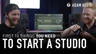 First 10 Things you NEED to Start Your Studio | ADAM Audio & Andrew Masters