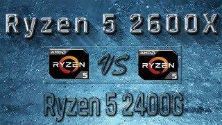 Ryzen 5 2600X vs Ryzen 5 2400G Benchmarks | Gaming Tests Review & Comparison