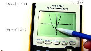 Graphing Quadratics and Finding the Vertex on the Graphing Calculator