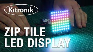 ZIP Tile LED Display for micro:bit by Kitronik