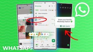 WhatsApp se actualiza con nueva interfaz de galería y 10 cosas más!