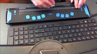 Focus 40 Braille display-scratchpad and transfer books to it from computer
