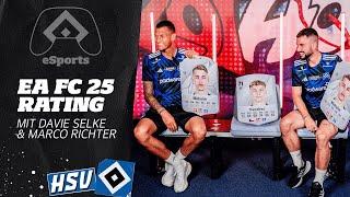 EA FC 25 RATING mit Davie Selke & Marco Richter | FOLGE 1 | HSV eSports