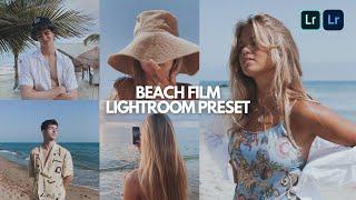 Aesthetic Beach Film Lightroom Preset | Free Lightroom Mobile Preset | Film Preset | Blue Aesthetic