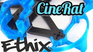 Ethix Cinerat frame - Cinewhoop with no ducts - More performance camera FPV drone - pt 1