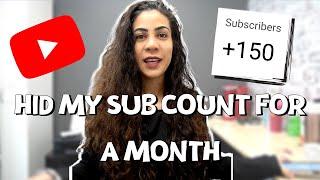 DID HIDING MY SUBSCRIBER COUNT WORK? - Should You Hide Your Subscriber Count?