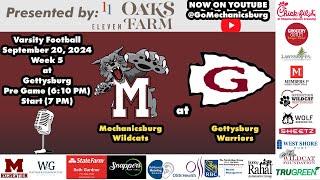 Varsity Football at Gettysburg - Presented by 11 Oaks Farms in Newville - (September 20, 2024)