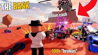 The Biggest Bank Robbery In Jailbreak History...(Roblox Jailbreak)