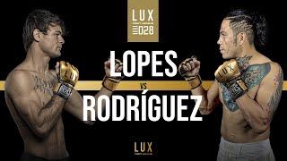 Diego Lopes vs Angel 'Pasha' Rodriguez | LUX 028 | Monterrey